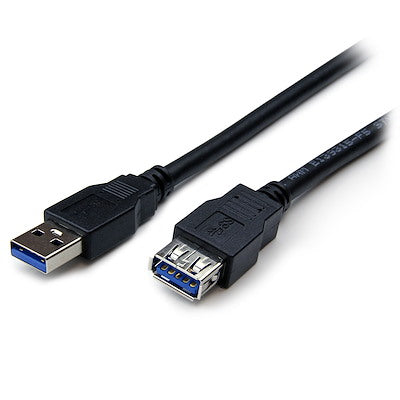 StarTech 6 ft Black SuperSpeed USB 3.0 Extension Cable A to A - M/F